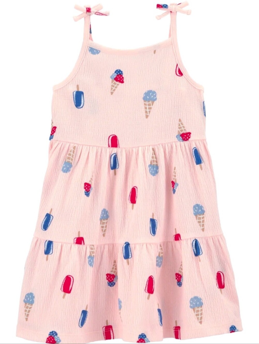 Carter's Patriotic Girls Toddler Ice Cream Dress 2T 2A